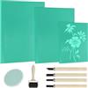 LPZMPZ Set di 9 pezzi di stampa linoleum A4 A5 A6 Linoleum, strumenti per taglio linoleum, set da intaglio in PVC Linoleum, kit di stampa Lino per grafica da stampa, artigianato fai da te