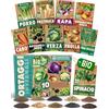 ZenGreens® - Set di Semi di Ortaggi Invernali bio (10 pezzi) - 10 Semi di Ortaggi Invernali per Coltivazione Facile in Giardino, Balcone o Serra - Semi da Piantare - Sementi
