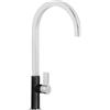 SCHOCK | Miscelatore New Aquaarco Monocomando a Canna Alta Quadrata Cromata, Nero Puro, h410mm