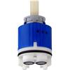 Cornat Cartuccia Eco a 2 livelli, limitatore di temperatura, diametro 40 x altezza 75 mm, leva ha un blocco sensibile (clic), funzione risparmio di acqua ed energia, 1 pezzo, AE213
