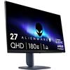 Alienware 27 Monitor Gaming - AW2725DM, QHD (2560x1440), 180Hz, Fast IPS, 1ms, NVIDIA G-SYNC Compatible, AMD FreeSync, 95% DCI-P3, HDR400, DisplayPort, 2 HDMI, 3 USB, 3 Anni di Garanzia