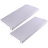 Composad | Coppia di Ripiani interni per ARMADI, scaffali per armadi, (LxAxP) 96,4x1,8x48 cm, Colore Grigio, Made in Italy