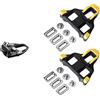 SHIMANO Ultegra Pd-R8000, Pedali, Nero & Sm-Sh11, Tacchette Pedali Strada, Nero/Giallo