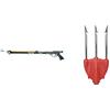 SEAC Sting, Fucile Subacqueo Arbalete da Pesca con Testata, Nero, 75 cm & Killer, Fiocina a 3 Punte Leggere in Acciaio ad Alta Resistenza Unisex Adulto, Rosso, Standard