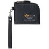Alpha Industries Label Wallet Portafoglio, Accessori da Viaggio Unisex-Adulto, Black, Taglia Unica