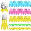 Vegena 30 tees da golf, simulatore di golf, in plastica, riutilizzabili, 2 misure, corto, lungo, da golf, per golf, per allenarsi, giardini, interni ed esterni, golfisti