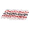 Mintice 100 X sigillo di saldatura termoretraibile elettrico culo connettori terminali a filo impermeabile Saldanti Saldare auto isolato giunzioni crimper elettrico kit Rosso 18-22 AWG valutare