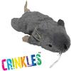 TYROL - Peluche gatto a forma di topo gigante - Giochi per gatto a base di carta crespa ed erba gatta - Aiuta lo sviluppo fisico e mentale del gatto - Dimensione 20 cm - 1 unità