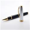 LACHIEVA LUX Elegante penna roller in metallo con ricarica Schneider TOP 850 della Germania, bella penna regalo da uomo (nero/oro)