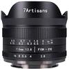 7Artisans 7.5mm F2.8 II Obiettivo per Fotocamera Mirrorless Fisheye APS-C per Fuji X-A1, X-A2, X-AT, X-M1, XM2, X-T1, X-T2, X-T10, X-Pro1, X-E1, X-E2