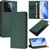 XINYEXIN Cover per Xiaomi Redmi 15 5G/4G, Custodia Portafoglio in Pelle Cover Folio a Libro con Slot per Porta Carte Supporto Magnetica Flip Case - Verde