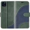 BoxTii Cover per iPhone 11 PRO, Custodia in PU Pelle Portafoglio per iPhone 11 PRO, Magnetica Cover a Libro con Slot per Schede, Verde