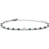 Breil, Collezione Priam, Bracciale Uomo in Acciaio con Dischi in Acciaio ed Elementi in Gemme, Chiusura a Moschettone, Lunghezza Regolabile 17-22 cm, Idea Regalo Uomo