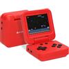 Silvergear® Console Portatile Pieghevole Retro | 240 Giochi Classici Integrati | Schermo a Colori 2,8" | Ideale per Retrogaming | Rosso