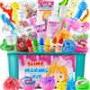 YOPINSAND Slime Kit Gelato, Fluffy Slime Making Kit per bambini 3-12, Laboratorio Creativo per Fabbricare Slime con Accessori - DIY Slime Bambini Ragazze Gioco Giocattoli Bambina Regalo