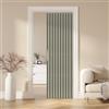 AJAZZ Tenda magnetica per porta, 100% oscurante, pieghevole, per porta a fisarmonica, armadio, porta, invisibile, applicabile per camera da letto, soggiorno, porta (grigio, 106,7 x 198,1 cm (larghezza