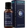 Mystic Moments | Litsea Cubeba Olio essenziale 10 ml - Olio puro e naturale per diffusori, aromaterapia e massaggio miscele senza OGM vegano