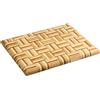 KESPER | Tagliere in bambù, dimensioni: 30 x 20 x 3,5 cm, multicolore, durevole, resistente all'umidità grazie all'olio BIOFA | 58365