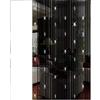 GREENWISH Tende a fili con perline nere, per porta, con nappe, frange di cristallo, tenda a fili per porta, finestra, divisorio, tenda per porta, decorazione per la casa (3,28 x 2 m)