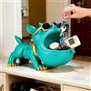 CUZOKOLA STORES Big Mouth Dog Storage Figurine Key Bowl Resina Cane Candy Dish Home Decor (Blu, 11.816.298.26)