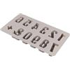 Rayher Stampo silicone 0-9, 14,5x26x2,5cm, 12 forme, box 1pz, 36157000