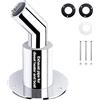 HUSETOO Tubo di scarico in acciaio inox 316 per il corpo, copertura del tubo di scarico 10 pezzi, adatto per tubi da 24 mm/9.44 pollici, raccordi per scarichi, per impianti di scarico di riscaldatori diesel