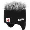 Eisbär Cocker Skipool - Berretto da sci invernale da donna/uomo, prodotto in Austria con paraorecchie, autunno/inverno, Nero , 54-59