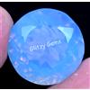 Naturale Blu Fiordaliso Opale Australiano 20.10 KT Rotondo Certificato Loose