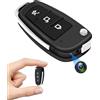 Yadayuki Telecamera Spia, Mini Telecamera Nascosta 1080P HD Spy Cam Portatile Microcamera Spia con Rilevamento di Movimento ＆Visione Notturna Batteria Integrata per Riunioni/Attività all'aperto