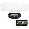 Reolink 16MP Telecamera Esterno, Doppio Obiettivo per Visione 180°, Faretti da 2800 lumen, Rilevamento Intelligente, Tracciamento di Movimento, Sirena, Audio Bidirezionale, Elite Pro Floodlight PoE