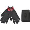 AC Milan Set Box Idea Regalo Natale o Compleanno, 2 prodotti MILAN, Portafoglio a strappo e Guanto, Prodotto Ufficiale MILAN 144012