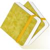 Funto Watercolor Journal 2-Pack, 3.9x3.9, 44 Pagine Ciascuno, 100% Cotone Pressato a Freddo, Copertina Rigida Verde in Pelle PU, Elastico Rimovibile, Forniture Artistiche per Acquerelli