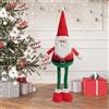 ACTOYS Elfo Natale 2025, 21 in, Grande Elfo Natalizia Allungabile, Babbo Natale, Renna Natalizia, Pupazzo di Neve Elfi Retrattile, per Decorazioni Natalizie, Casa, Negozio, Ristorante (N1)