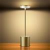 Hapfish Lampada da Tavolo Senza Fili 5000mAh Ricaricabile LED per Comodino