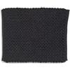kela Tappetino da bagno antiscivolo55 x 65 x 2 cm MARIE, tappeto da bagno nero, lavabile, poliestere e cotone riciclati, tappetino da bagno con struttura a maglia