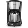 Morphy Richards Equip 162501 - Macchina da caffè filtrante per più sapore, vetro, 1000 W, 1,2 l, colore: Argento