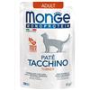 Monge Monoproteico Grain Free Patè Adult Tacchino 85 gr Bustina Per Gatti