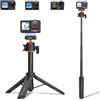 BRDRC Action 5 Pro, asta di prolunga da 53,3 cm, mini bastone per selfie da tavolo, impugnatura portatile, supporto a sgancio rapido con slitta fredda, per fotocamera DJI Osmo Action 5 Pro 4 3