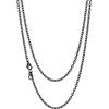 Richsteel Catena in Acciaio Inossidabile Uomo Donna Ragazzo Collana Rolo Catene 3mm/5mm/7mm/9mm/12mm Lunghezza 45cm-75cm Argento/Oro/Nero Gioielli Regali per Unisex (Confezione Regalo)