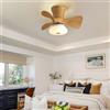 Ventilatore A Soffitto Con Luce LED Dimmerabile E Telecomando + APP: 6 Velocità, Motore Reversibile Per Estate/inverno. Design Moderno A Petalo, Diametro 60 Cm, Colore Nero. Silenzioso! - 4