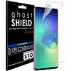Techgear, pellicola proteggi schermo per Samsung Galaxy S10, edizione ghostSHIELD, in TPU rinforzato, copertura completa dello schermo, superficie curva (non per S10e, S10+)
