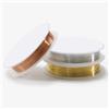 Kolamom 3 rotoli di filo per gioielli, sottile, 0,3 mm x 15 m, filo per fai da te, colore argento/oro/oro rosa, per la creazione di gioielli, filo di rame per fai da te e gioielli