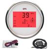 ELING Conta-chilometri digitale GPS, tachimetro impermeabile per auto, battelli, camion, con retroilluminazione, 85 mm, 9-32 V