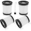 TMZELOA 4 Filtri per Lubluelu 202 Filtri di ricambio per Fabuletta FSV001 FSV101 Aspiratori, filtro HEPA compatibile con Oraimo OSV-102, Girnoor G160 G165 Afoddon A300