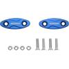ACCOSSATO Coppia tappi coprifori specchietti Accossato blu per Honda Cbr 600 RR dal 2004 al 2016 (CC 600)