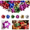 CIYIN Fiocchi Regalo Fiocchi Decorativi Autoadesivi 3 Pollici, Opaco, 6 Colori, 10 Pezzi per Colore, Totale 60 Pezzi.