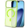 Celly Custodia per iPhone 17 Pro Max Compatibile MagSafe, Cover Trasparente Colorata in PC con Design Minimalista, Protezione Antiurto Ultra Sottile, Colore Giallo