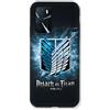 Cokitec Custodia per Oppo A16 / A16S Manga Attaque Titans Nero