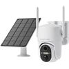 HOSAFE.COM Telecamera Wi-Fi Esterno, Telecamera WiFi Esterno, Telecamera WiFi Esterno Senza Fili, Telecamera a 360° con PTZ, Sensore PIR, Visione Notturna a Colori 2K HD, Cloud, Impermeabile IP66