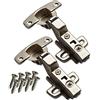 SOTECH 2 pezzi Cerniera standard Hettich Sensys 110° di battuta interna incl. viti M4x16 mm Distanza Altezza 1,5 mm per mobili da cucina Cerniera ad incasso